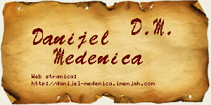 Danijel Medenica vizit kartica